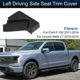 thumbnail image 2 of Cubierta de recorte de asiento del lado izquierdo para Ford F-150 2011-2014 No.BL3Z1561693AB Cubierta de pista del asiento delantero Bezel de interruptor de asiento Negro, 2 of 6