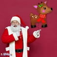 thumbnail image 5 of PMU Christmas Reindeer 38 Inch Mylar-Foil Balloon Pkg/1, 5 of 6