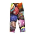 thumbnail image 4 of Junzan Easter Eggs1 Women'S Pajama Pants Drawstring Comfy Sleep Bottoms With Pockets, 4 of 9