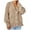 Khaki, variant on Aayomet Womens Cardigan Sweaters Buffalo Plaid Cardigans for Women, Open Front Long Sleeve Cardigan with Button Drape Front Elastic Button Down Cardigans,Khaki S-XXL