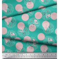 thumbnail image 3 of Soimoi Silk Fabric Dot,Bird & Fish Kids Fabric Prints by Yard 42 Inch Wide, 3 of 3