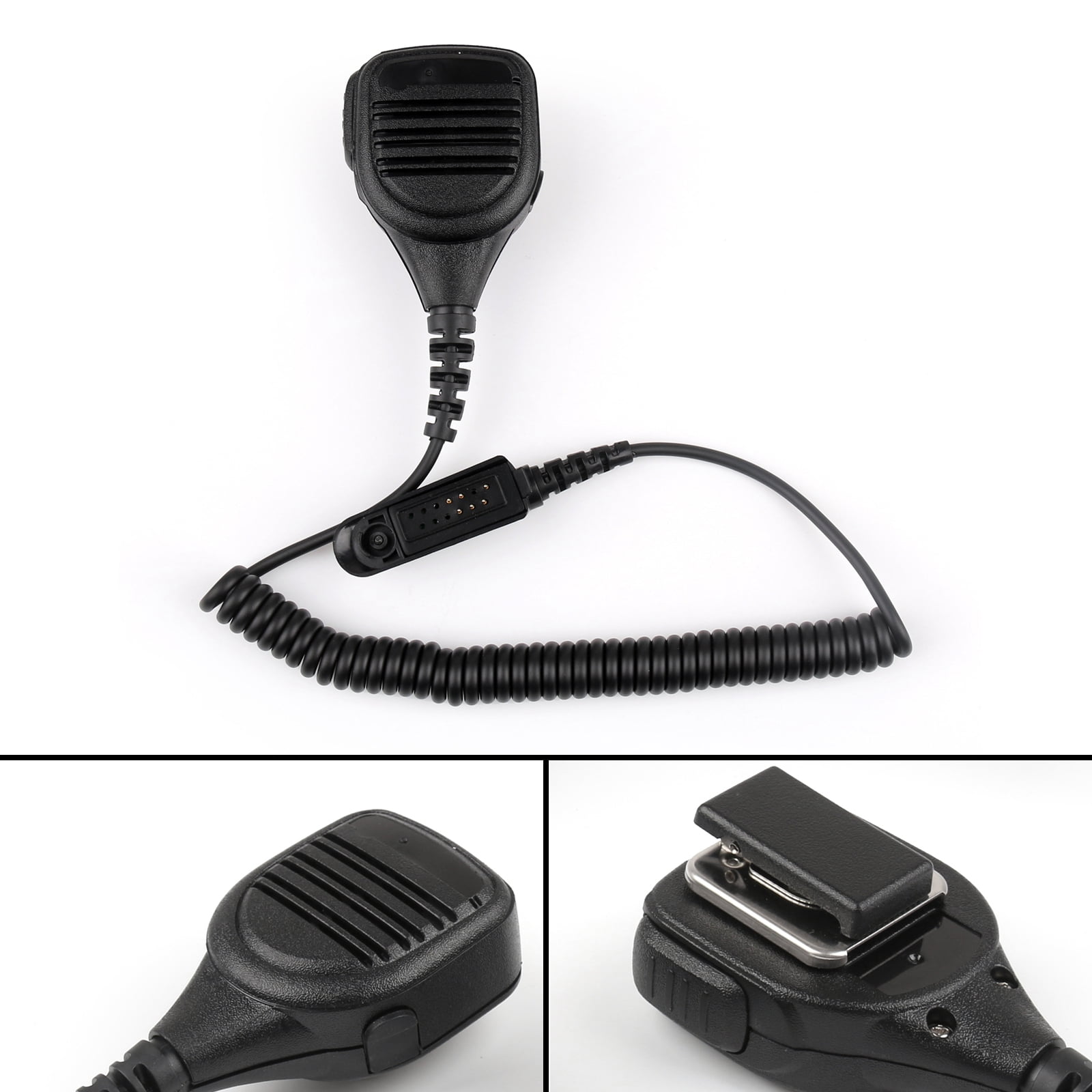 Rainproof Dustproof Heavy Duty Speaker Mic for Motorola Radio 1-Pin 2.5mm 