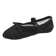 thumbnail image 3 of 2xBallet Zapatos de Baile Zapatos de Punta Pisos Zapatilla de Baile Suela Dividida Negro 35 2 piezas, 3 of 10
