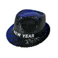 thumbnail image 2 of HXWCHs Sequin Jazz Bucket Hat for Festive Year Celebration and Party Accessories One Size Blue, 2 of 3