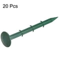 thumbnail image 3 of Uxcell Plastic Outdoor Lawn Garden Stakes Landscape Ground Nail 160mm 6.3" Green 20pcs, 3 of 3