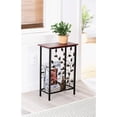 thumbnail image 2 of Etryway Cosole Table with Magazie Holder - Metal Tree Desig, Wood Top with for Etrace, Hallway, Bedroom, Bathroom, 2 of 3