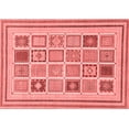 thumbnail image 1 of Ahgly Company Indoor Rectangle Abstract Red Modern Area Rugs, 8' x 10', 1 of 4