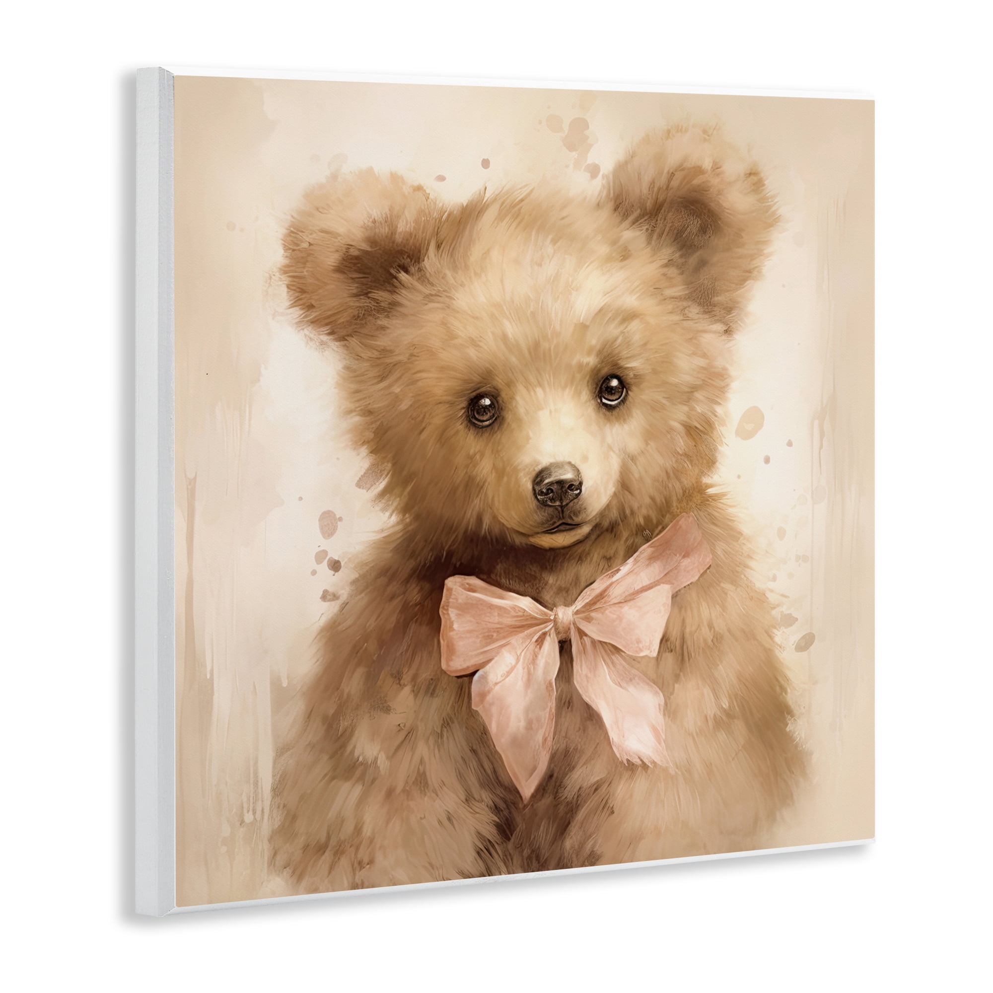 Stupell Industries Little Baby Bear Wall Plaque Art, design by Tina LeCour