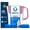 Cherry Blossom, variant on Brita 6 Cup Small Plastic Water Filter Pitcher, Red, BPA Free with 1 Standard Brita Filter