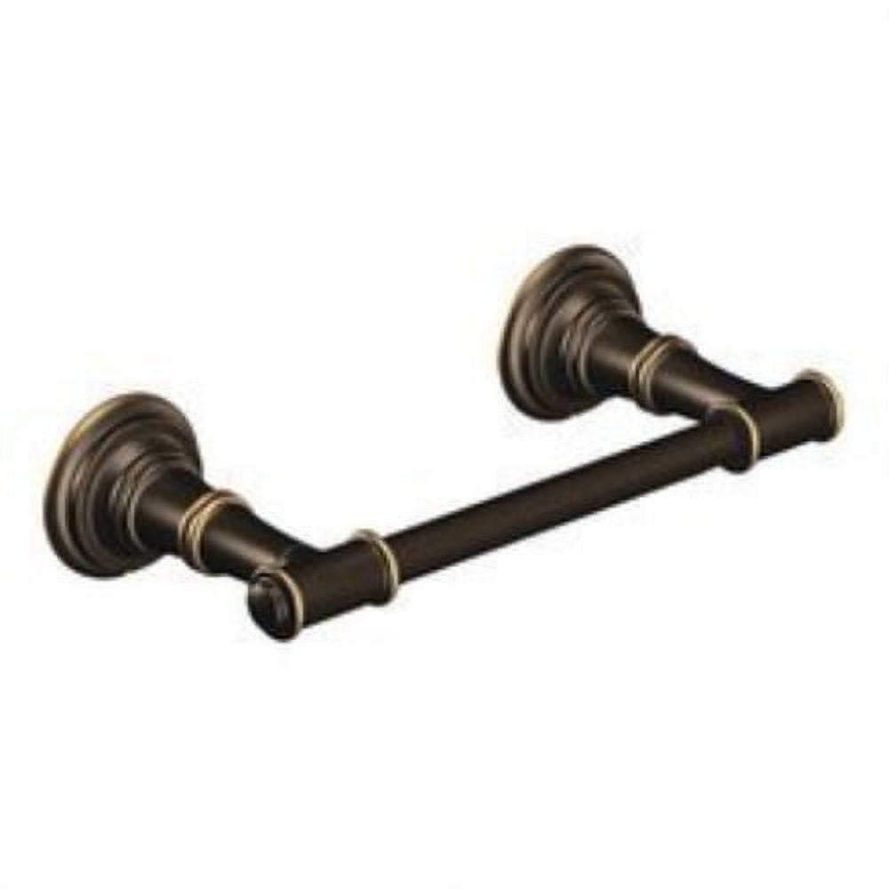 Moen DN9108BRB Toilet Paper Holder, 3.64 in W X 2.01 in H X 7.94 in D, Wall, Pivoting Mount, Zinc Alloy