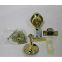 Schlage B560P 605 Grade 2 Deadbolt Lock, Single Cylinder Function - Bright Brass