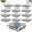 12, variant on 12 Pack Stackable Metal Wire Letter Trays, Rust-Resistant Document Baskets for Home Office School