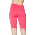 thumbnail image 3 of Kuda Moda Women 3 inch High Waist Bike Short Biker Shorts Ultra Soft Peach Skin Yoga Sports Legging Pants, 3 of 4