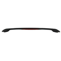 Ikon Motorsports Rear Trunk Deck Lid Spoiler Wing Lip W/LED Brake Light Exterior Auto Parts Compatible With 2006-2011 Honda Civic 8th Gen Sedan 4-Door OE Style Painted #NH731P Crystal Black Pearl ABS