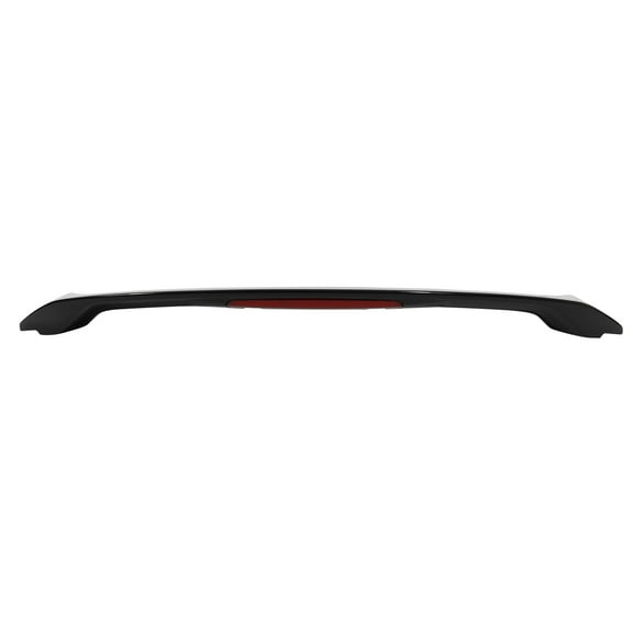 Ikon Motorsports Rear Trunk Deck Lid Spoiler Wing Lip W/LED Brake Light Exterior Auto Parts Compatible With 2006-2011 Honda Civic 8th Gen Sedan 4-Door OE Style Painted #NH731P Crystal Black Pearl ABS