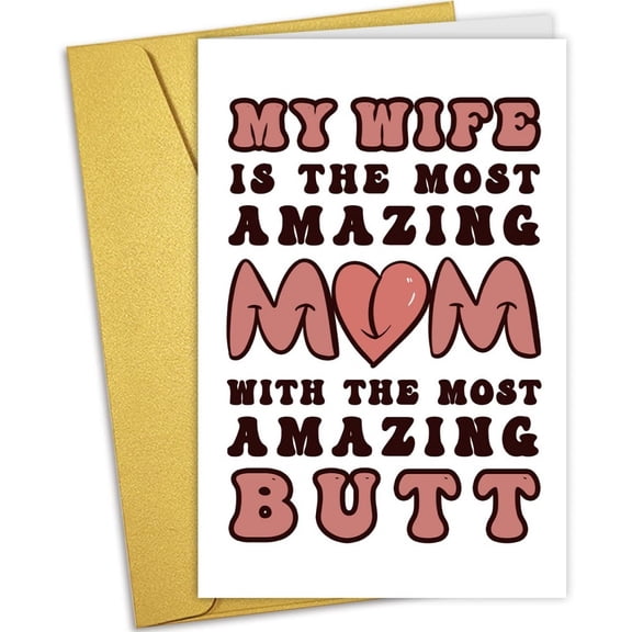 Funny Greeting Card for Amazing Moms – Perfect for Birthdays, Anniversaries, or Just Because!