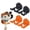 Orange, variant on 2Pcs Heavy Duty String Trimmer Hanger for Garage, Wall Mounted Weed Eater Holder Rack, Metal Power Tool Storage Organizer Hooks for Lawn Garden Yard Whackers,Orange