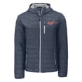 thumbnail image 2 of Men's Cutter & Buck  Charcoal Dayton Flyers Vault Rainier Primaloft Eco Full-Zip Hooded Jacket, 2 of 3