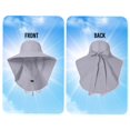 thumbnail image 2 of Minzimin UPF 50+ Sun Protection Hat for Men and Women, Wide Brim Outdoor Beach Fishing Cap with Neck Flap, Breathable Mesh, Windproof, 2 of 7