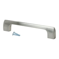 5 Pack Modern Style 6-5/16" (160mm) Inch Center To Center, Overall Length 7", Brushed Nickel, Cabinet Hardware Pull / Handle