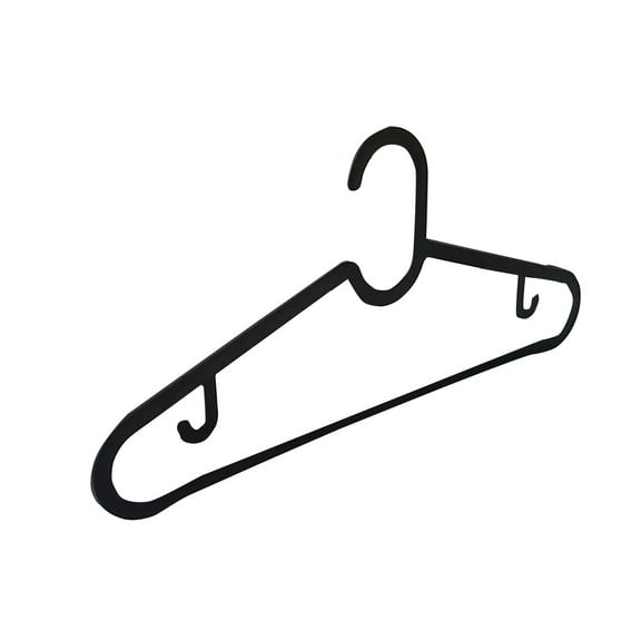10 Pack Plastic Clothes Hangers, Heavy-Duty Hanging Hooks for Closet, Multifunctional Drying and Display Hangers, Space-Saving Storage for Home & Dorm Use