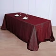 thumbnail image 4 of BalsaCircle Burgundy 90" x 156" Sequin Rectangular Tablecloth Dining Table Linens, 4 of 7