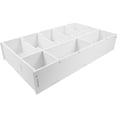 thumbnail image 1 of CATIEBYE Space Saving Cash Drawer Insert Tray with PVC Plastic Construction for Money, 1 of 8