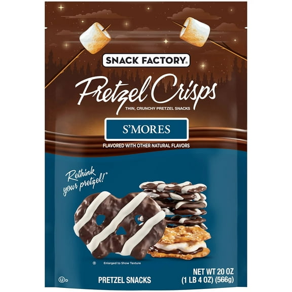 Snack Factory S'mores Pretzel Crisps, 20 Ounce