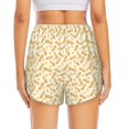 thumbnail image 2 of Lsque Peanuts3 Printed Women's Running Shorts with Liner Pockets,Elastic Quick Dry Workout Athletic Gym Yoga Shorts,Womens High Waist Shorts-Small, 2 of 9