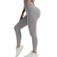 thumbnail image 1 of Pantalones de yoga para mujer, ajustados, de cintura alta, con realce de cadera, a rayas, con rosca, para uso externo., 1 of 7