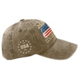 thumbnail image 6 of USA 250th Anniversary Hat 1776–2026 Patriotic Embroidered Flag Map Baseball Cap Unisex, 6 of 7