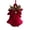 C, variant on Burgundy Velvet Christmas Bell Ornament, Christmas Tree Decorations, 4.72in Hanging Pendant for Indoor Seasonal Holiday Decor