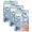 Green Blue, variant on Blue Coastal Jellyfish Kitchen Towels Set of 3, Nautical Sea Beach Starfish Coral Absorbent Dish Towels for Kitchen, Microfiber Hand Towel, Quick Drying Tea Towel for Cleaning Decorative Dishcloths