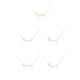 thumbnail image 2 of Qarigey Ins Zodiac Necklace Colgante de diamantes de imitación para Lover Festival Gifts Cancer gold cáncer de oro 5piezas, 2 of 6