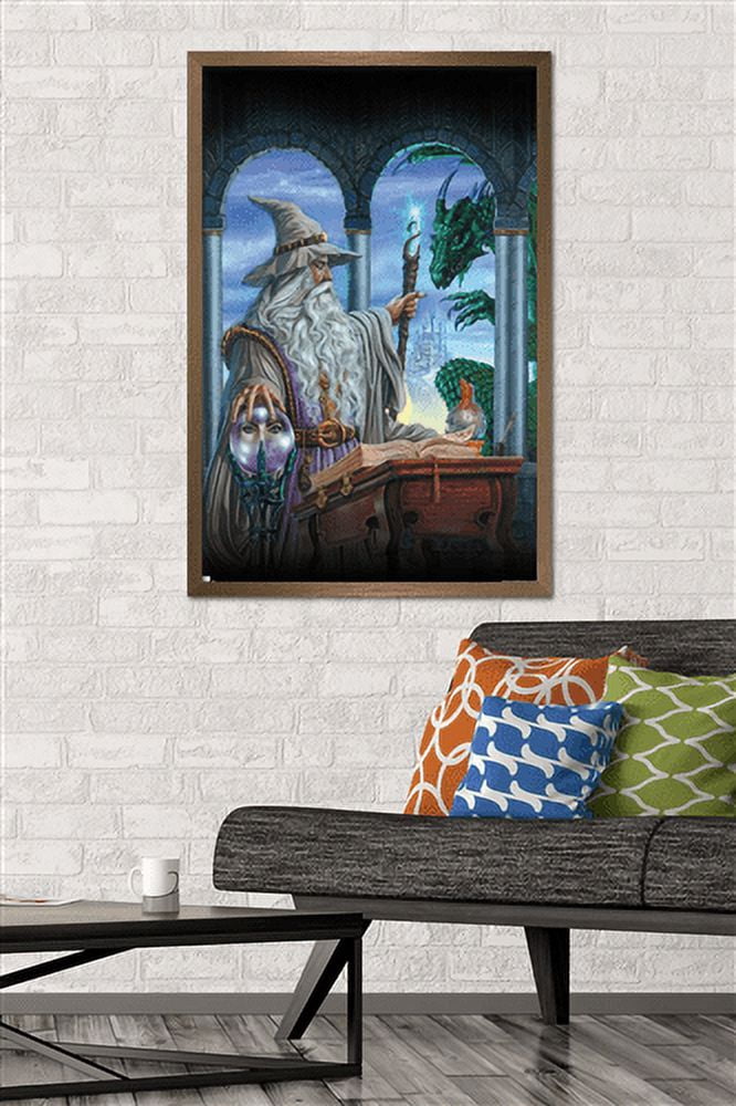 Ed Beard Jr - Wizards Emissary Wall Poster, 22.375" x 34", Framed