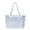 Blue (feed plate), variant on Cute Polka Dot Nylon Ribbon Ita Tote Bag for Women, Satin Clear Display Window, Large Capacity, Handheld Shoulder Bag with Grid Pin Board (14.2"x4.7"x11.0", 0.77lb)