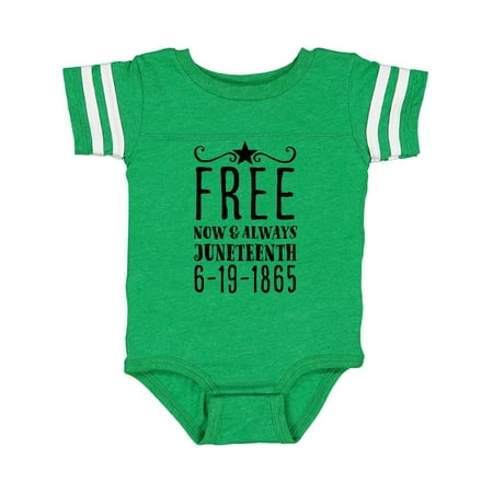 

Inktastic Free- Now and Always- Juneteenth 6-19-1865 Gift Baby Boy or Baby Girl Bodysuit