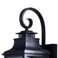 thumbnail image 2 of AA Warehousing Morgan 1 Light Exterior Wall Lamp in Black Finish, 2 of 5