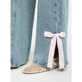 thumbnail image 4 of No Boundaries Baggy Jeans with Side Bow, Women’s 00-18, 4 of 5