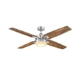 thumbnail image 1 of Coolfan Feria ventilador de techo 50” con acabado níquel cepillado para interiores, 1 of 5