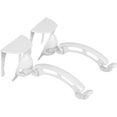 thumbnail image 1 of Estante para bolsas de basura de cocina, 2 piezas, color blanco, para colgar en la puerta del armario, soporte para puerta trasera, bolsas de basura, ganchos de almacenamiento, soporte para cubos de basura para el hogar (blanco) ShuxiuWang 8390614741904, 1 of 1