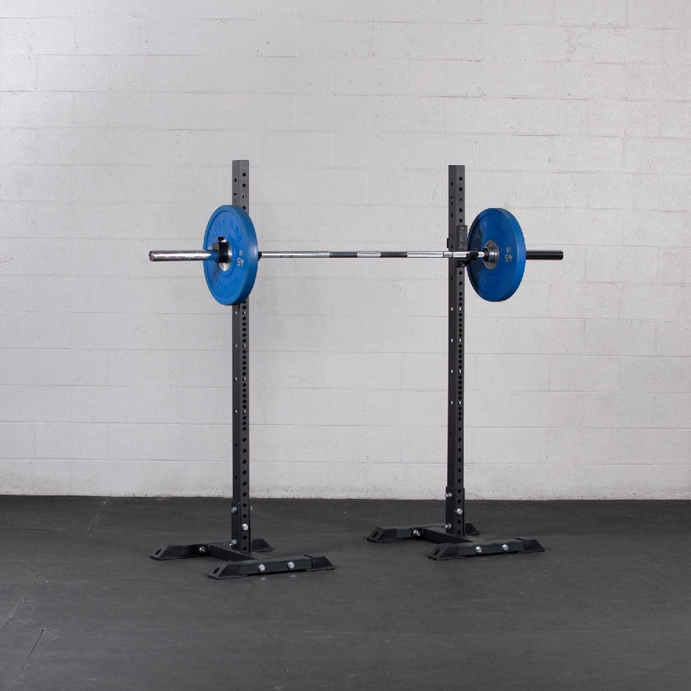 Titan Fitness T-3 Series Independent Squat Stand with Standard J-Hooks, 72-inch Steel, 1000 lb