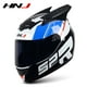 thumbnail image 3 of Casco de moto Casco de moto con orejas Casco de moto con personalidad HNJ Casco de moto integral Casco de motocross unisex Cascos para motos 4 estaciones, 3 of 5