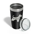 thumbnail image 4 of Schnauzer Mom Tumbler Dog Travel Mug Gift Insulated Laser Engraved Coffee Cup 20 oz Black, 4 of 5