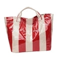 thumbnail image 2 of Bolso de playa de PVC, bolso tipo hobo, bolso de mano para camping, bolso informal deportivo para portátil, bolso de mano para mujer Rojo, 2 of 9