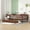 Walnut, variant on Harper & Bright Designs Twin Size Low Daybed with Storage Drawers, Wood Twin Platform Bed Frame with Rails for Boys and Girls Bedroom, Walnut