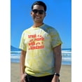 thumbnail image 2 of Treat People With Kindness! Tie Dye Cyclone Men -Image by Shutterstock, Male Medium, 2 of 4