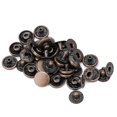 thumbnail image 3 of 50 set Pure Brass Snap Buttons Round Button Cloth Luggage Decoration Accessories(15mm Bronze), 3 of 5