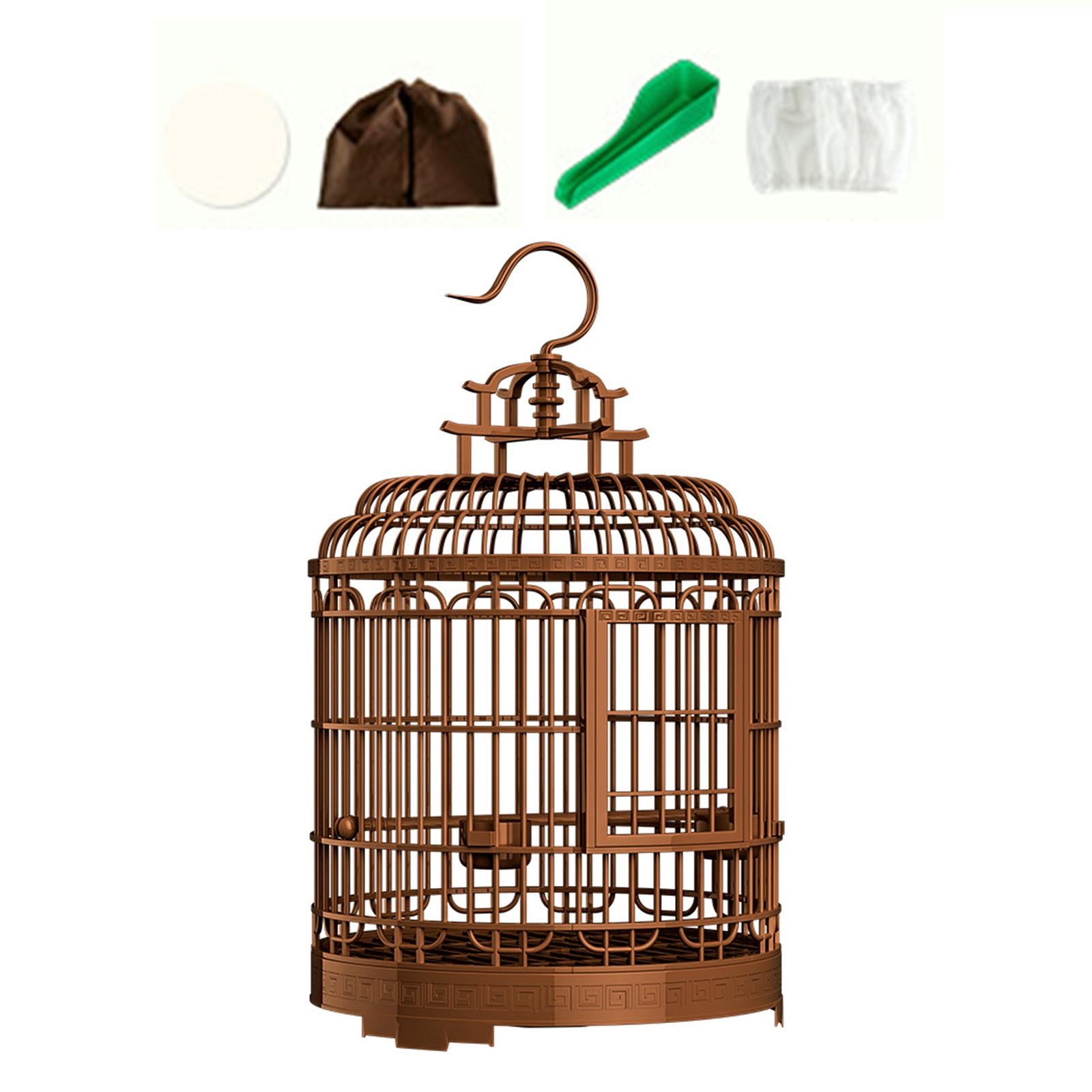 TOOYFUL s Cage Nest Pet Supplies Large Hanging Birdcage Parrot Cage for Finches Parakeets Cockatoos Small Birds African