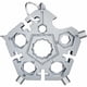 thumbnail image 1 of FlkwoH 23 en 1 Herramienta multifunción de copo de nieve, regalo original para hombres, idea de regalo para hombres, regalo para el día de San Valentín para hombres, regalo para el día del padre, 1 of 5